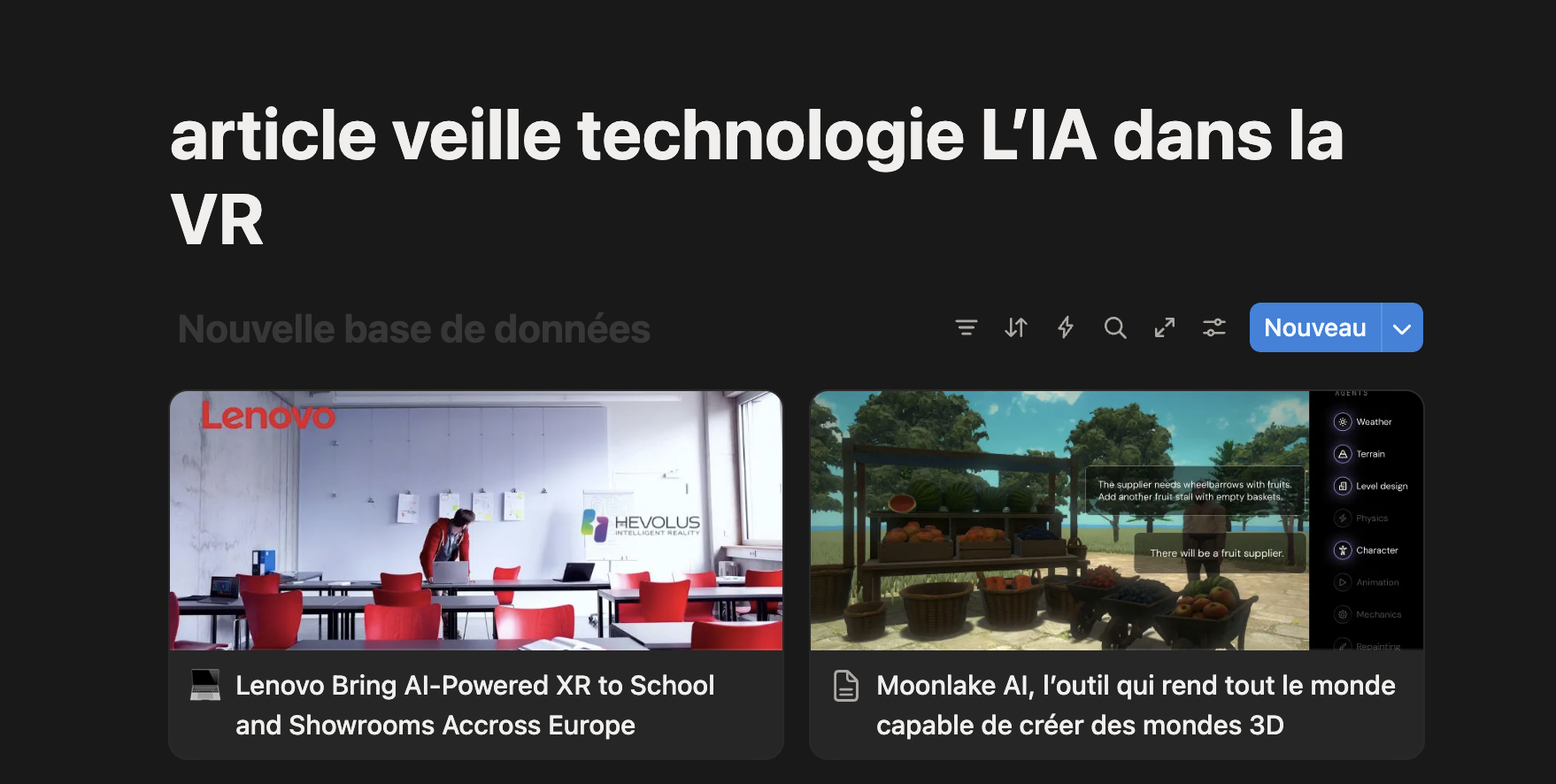 image des article de la veille technologie